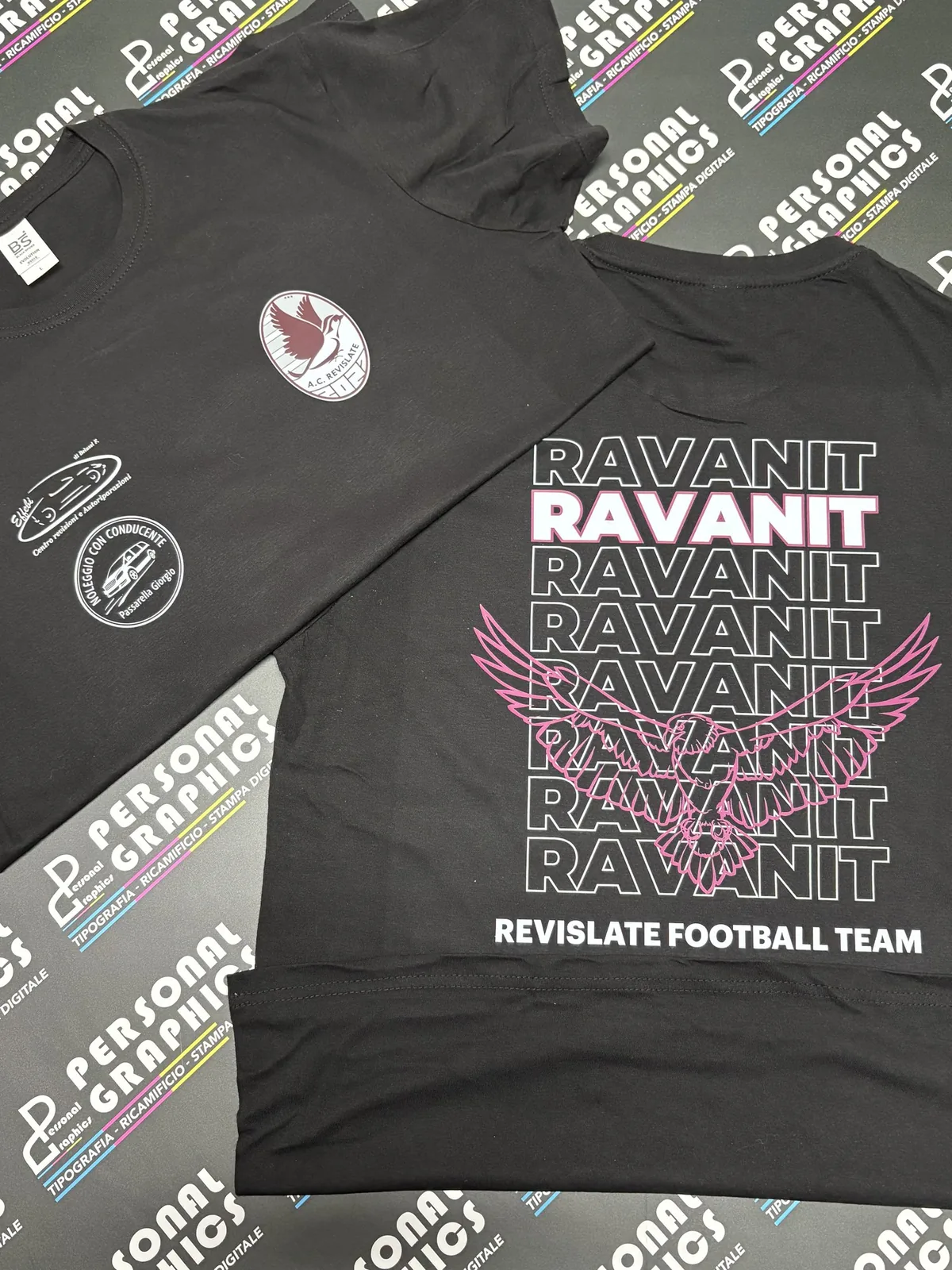 T-shirt Revislate Football Team stampate